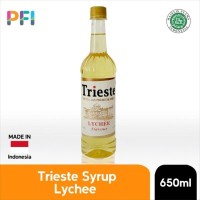 TRIESTE SYRUP LYCHEE FLAVOUR 650ML