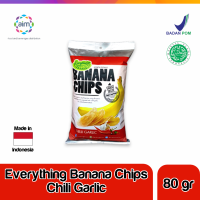EVERYTHING BANANA CHIPS - CHILLI GARLIC 80G