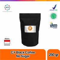 CY BLACK COFFEE NO SUGAR 250GR